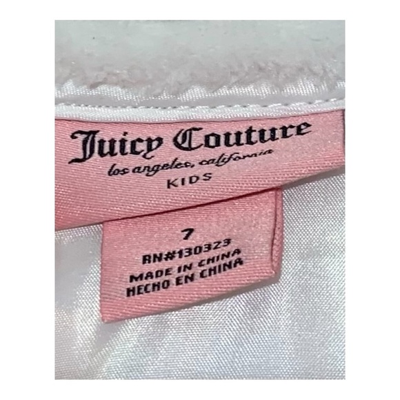 Girls Juicy Couture Textural Button Front Coat Sz 7 - Picture 4 of 4